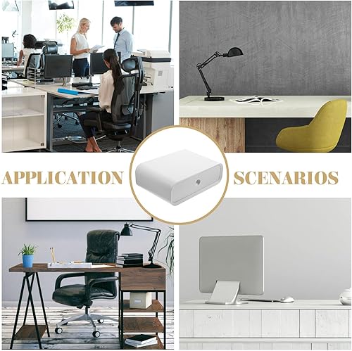 Miniatura 8 de Monitor Stand Riser with Drawer Storage Desktop Organizer for Laptop and Computer Thickened Material Anti-slip Base for Office Use Ergonomic Height