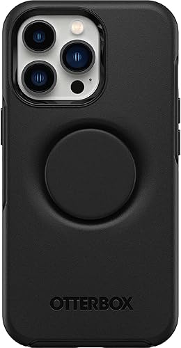 Miniatura 3 de OtterBox + Pop Symmetry Series - Funda para iPhone 13 Pro (solamente), embalaje no al por menor, color negro