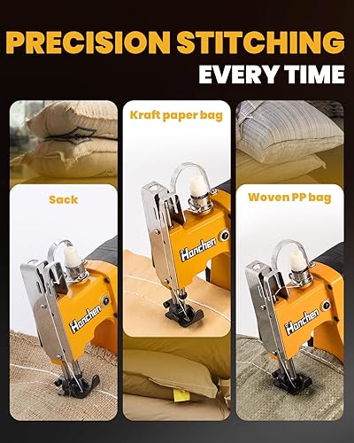 Miniatura 2 de Hanchen Máquina de coser de bolsas Máquina de sellado de bolsas de alta velocidad Máquina de cierre de bolsas Máquina de costura de bolsas Máquina