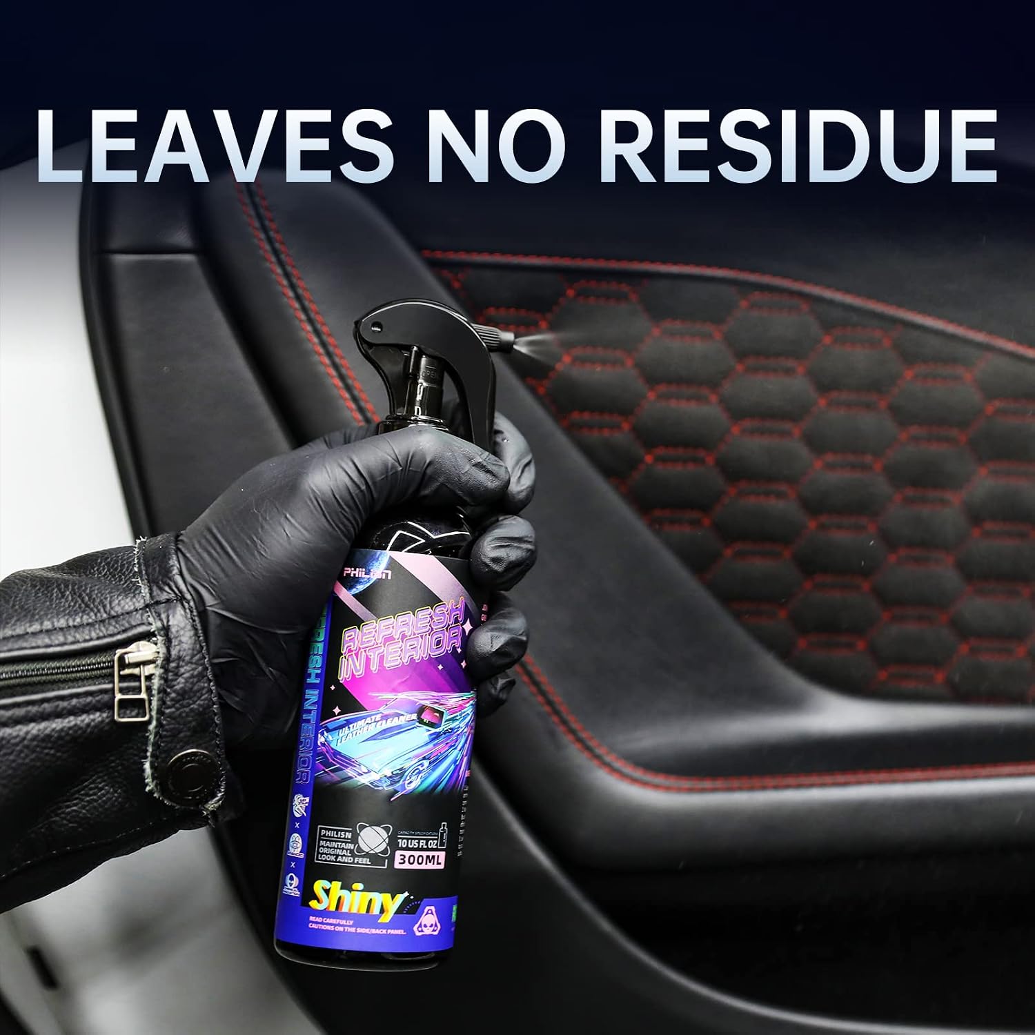 PHILISN Car Detailing Kit for Interior Cleaner - Safely All Purpose Cleans, Protect & Dressing | Best for Upholstery Vinyl, Dashboard, Plastic, Seat Cleaner & More