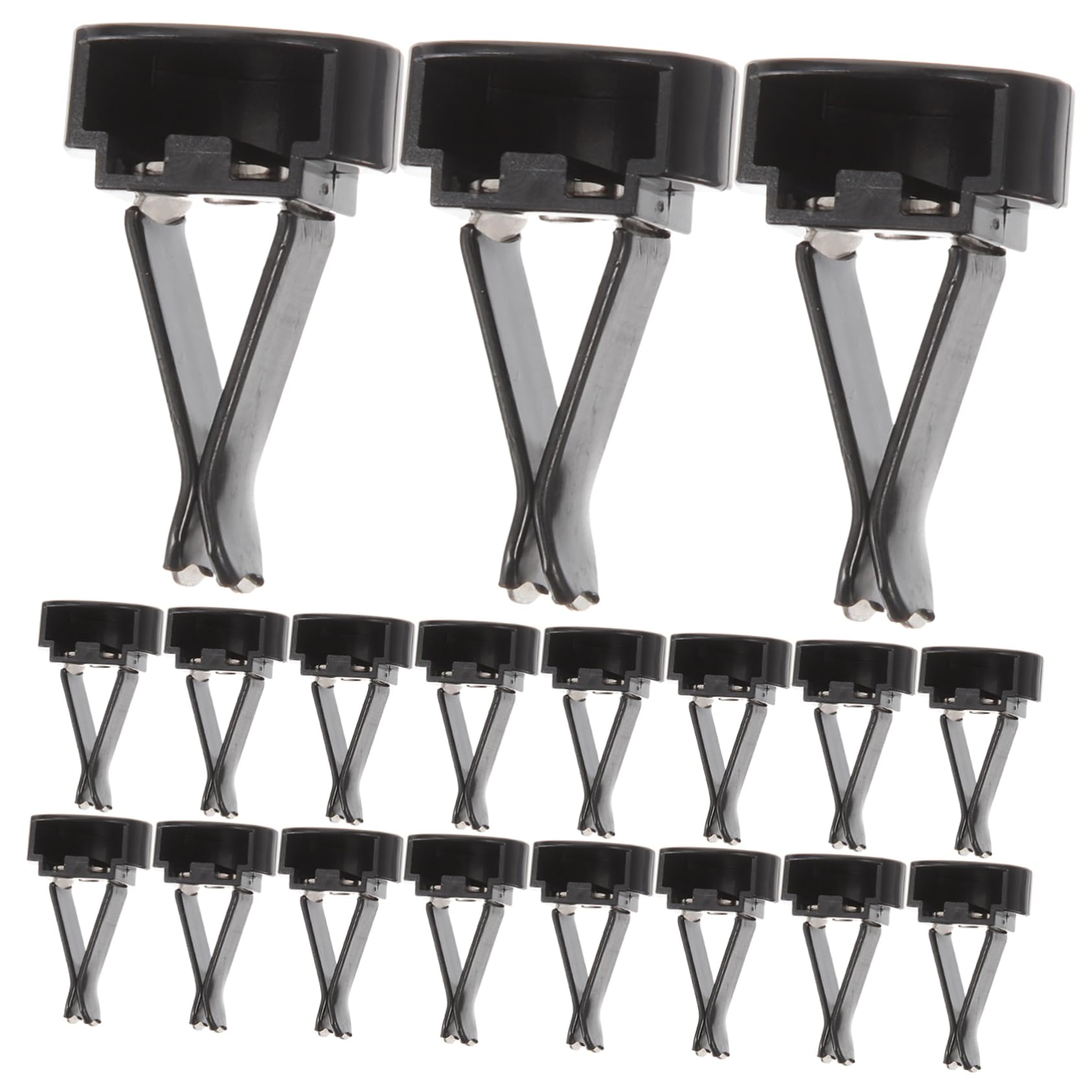 Clip Profumo per Macchina Auto 100 Pezzi, Plastico Nero | Vacanze Estive, Clip per Diffusore di Ventilazione Auto, Accessori in Gesso