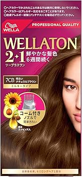 Amazon | Wella ウエラトーン 2+1 白髪染め ミルキータイプ 7CB 明るい Amazon | Wella ウエラトーン 2+1 白髪染め ミルキータイプ 7CB 明るい