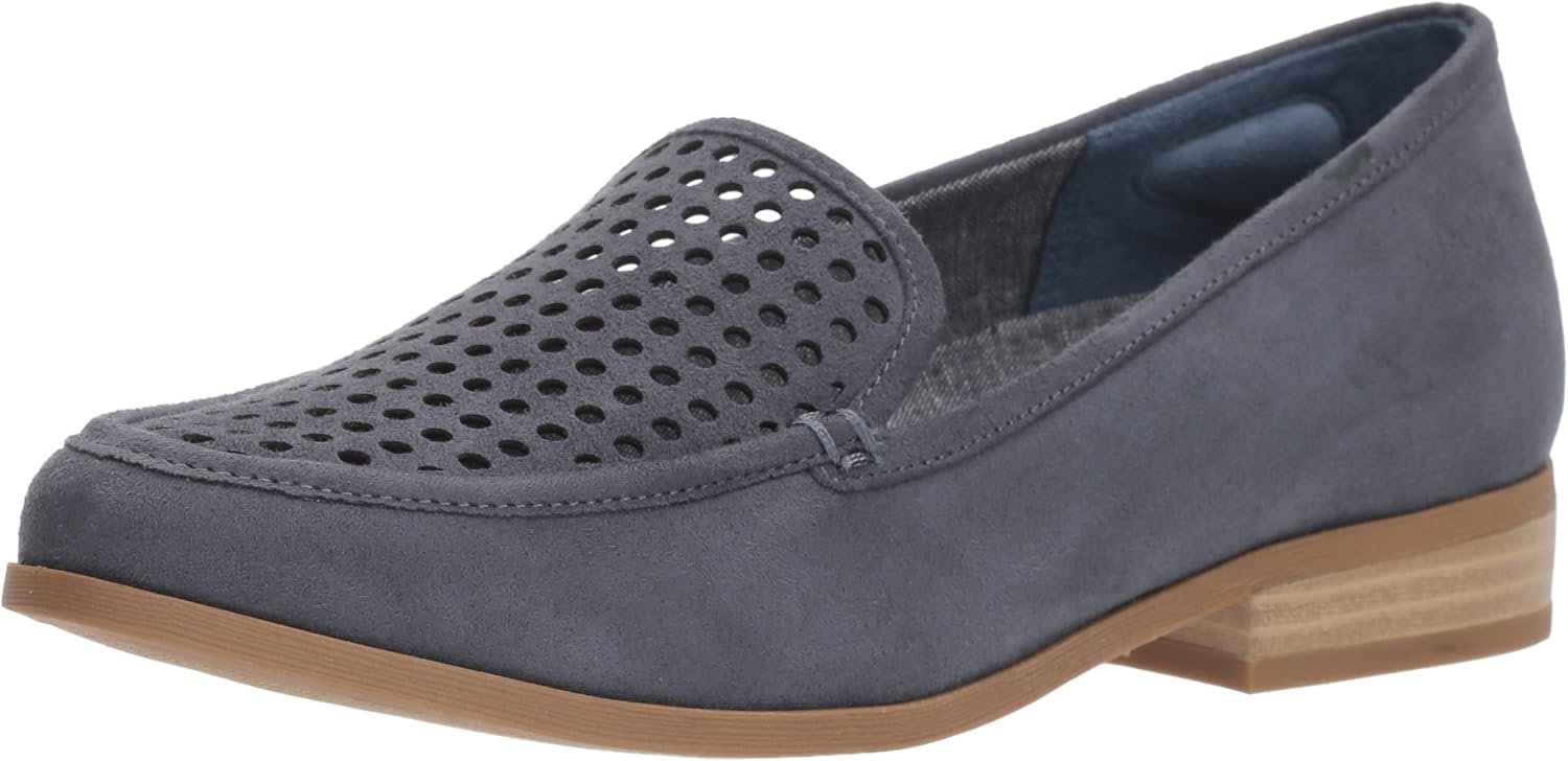 Dr. Scholl's Shoes Women's Excite Chop Moccasin, Oxide Microfiber, 6.5 M US