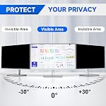 ZOEGAA [2 Pack] 24 Inch Computer Privacy Screen for 16:9 Widescreen Monitor | Privacy Screen for Monitor Suitable for Offices, Cafes, Commuting,individuals,mid‑to‑large businesses or Working from Home