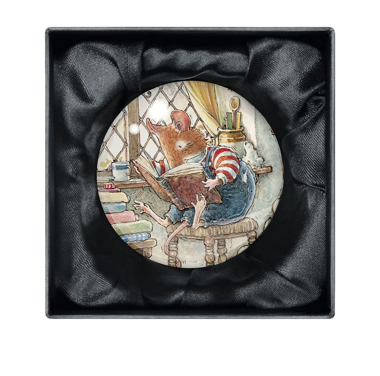 Museums & Galleries Wilfred Reading - Crystal Paperweight - Brambly Hedge