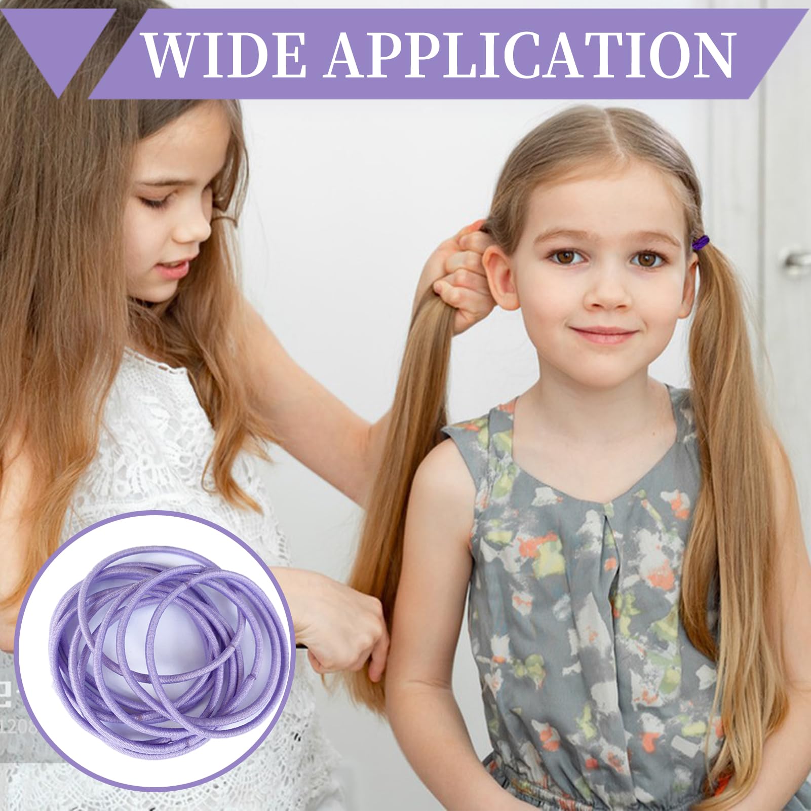 100 PCS Elastic Hair Bands - Image 4