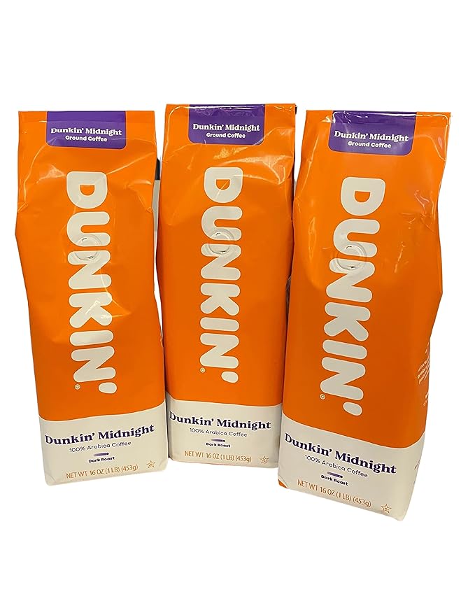Dunkin' Donuts Ground Coffee 1 LB. Bag Multi Pack (Dunkin