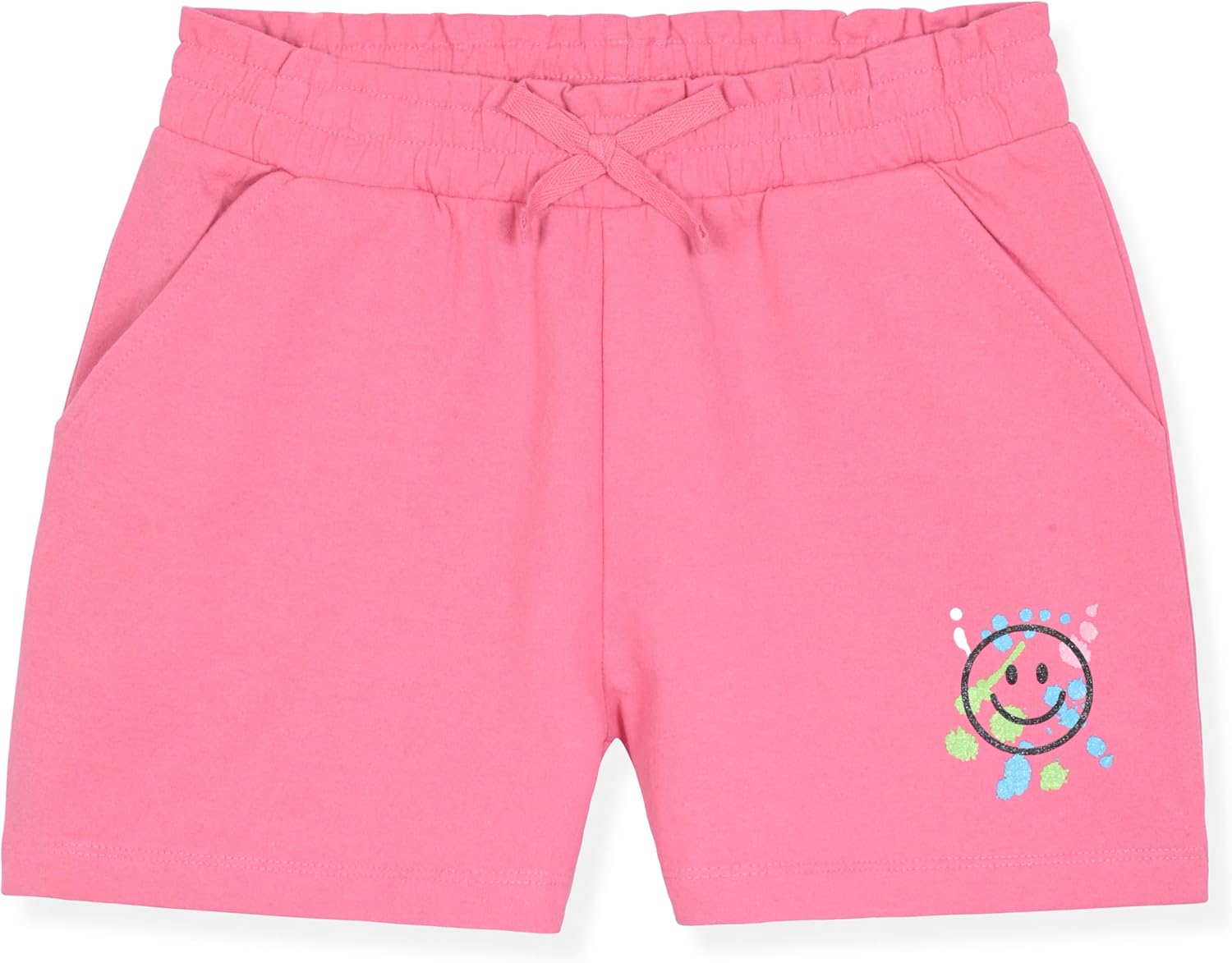 Sweet Butterfly Girls Shorts for Sports Play and Casual Wear 2 Pack Soft French Terry Summer Shorts for Kids - Image 3