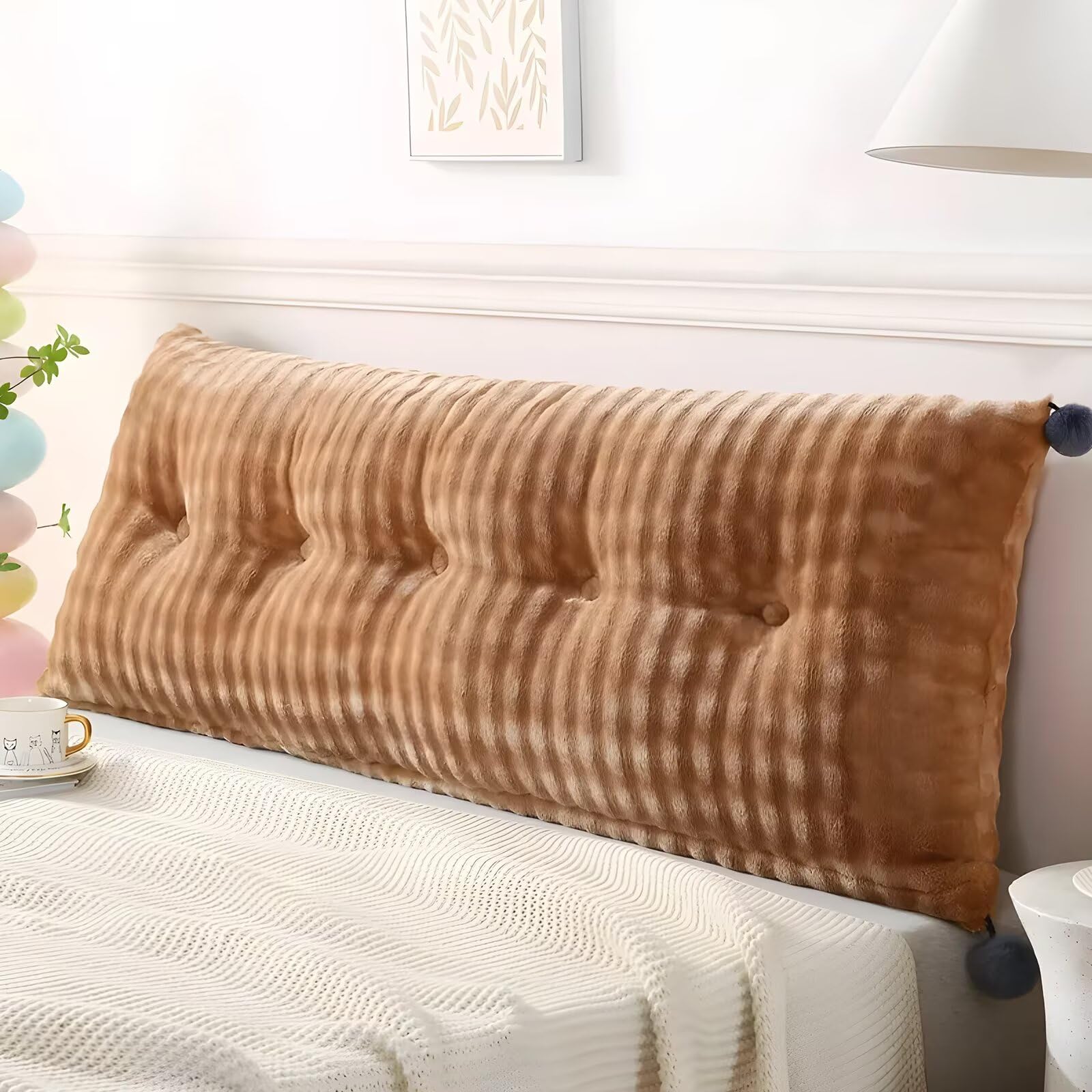 Coussin cale de dossier ergonomique pour éviter le mal de dos au lit