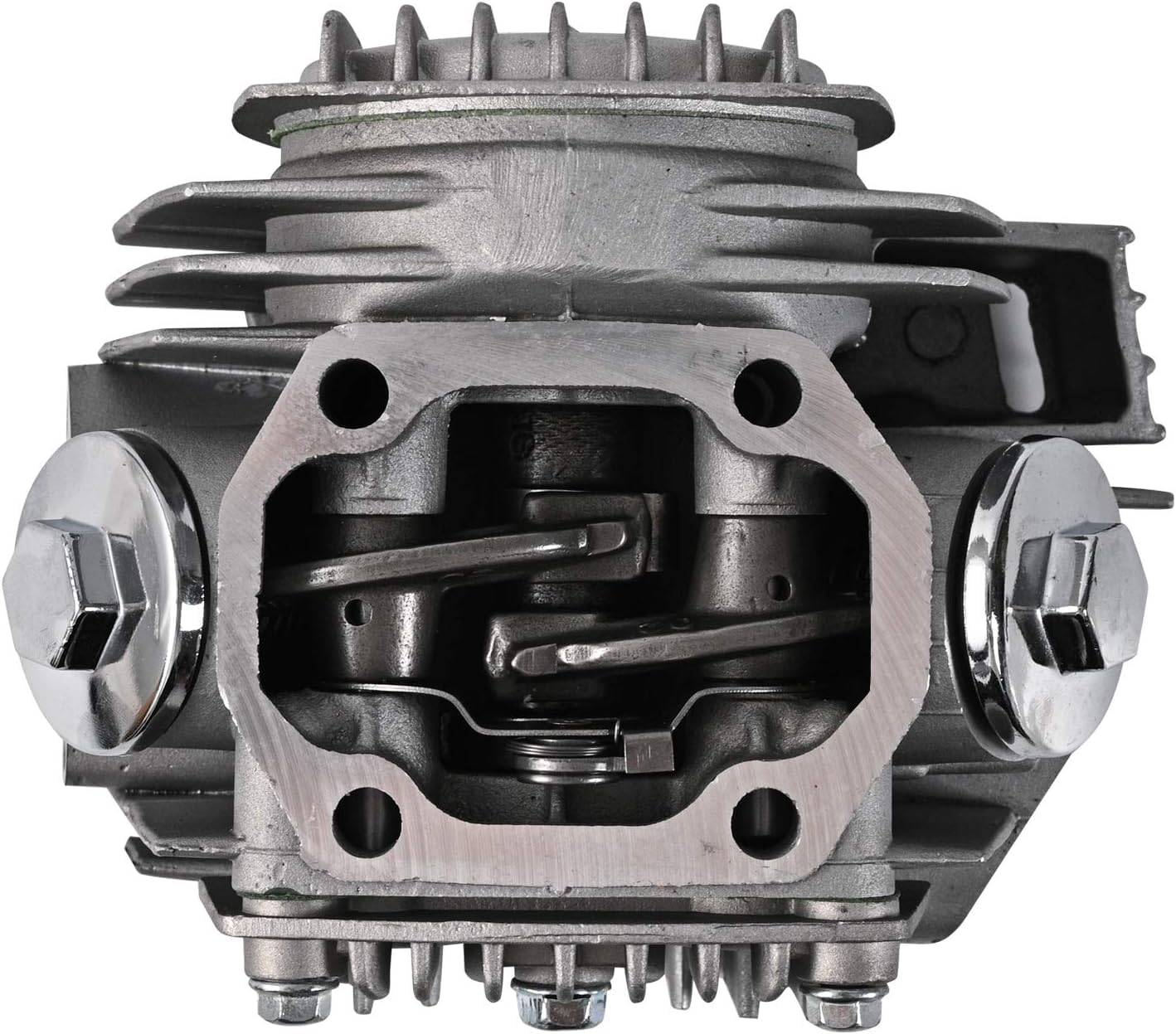 Trkimal 52,4 mm Kompletter Zylinderkopf Ventilbaugruppe Ersatz für 4-Takt Chinesisch TaoTao Coolster ATV 110 cc Pit Quad Dirt Bike Go Kart