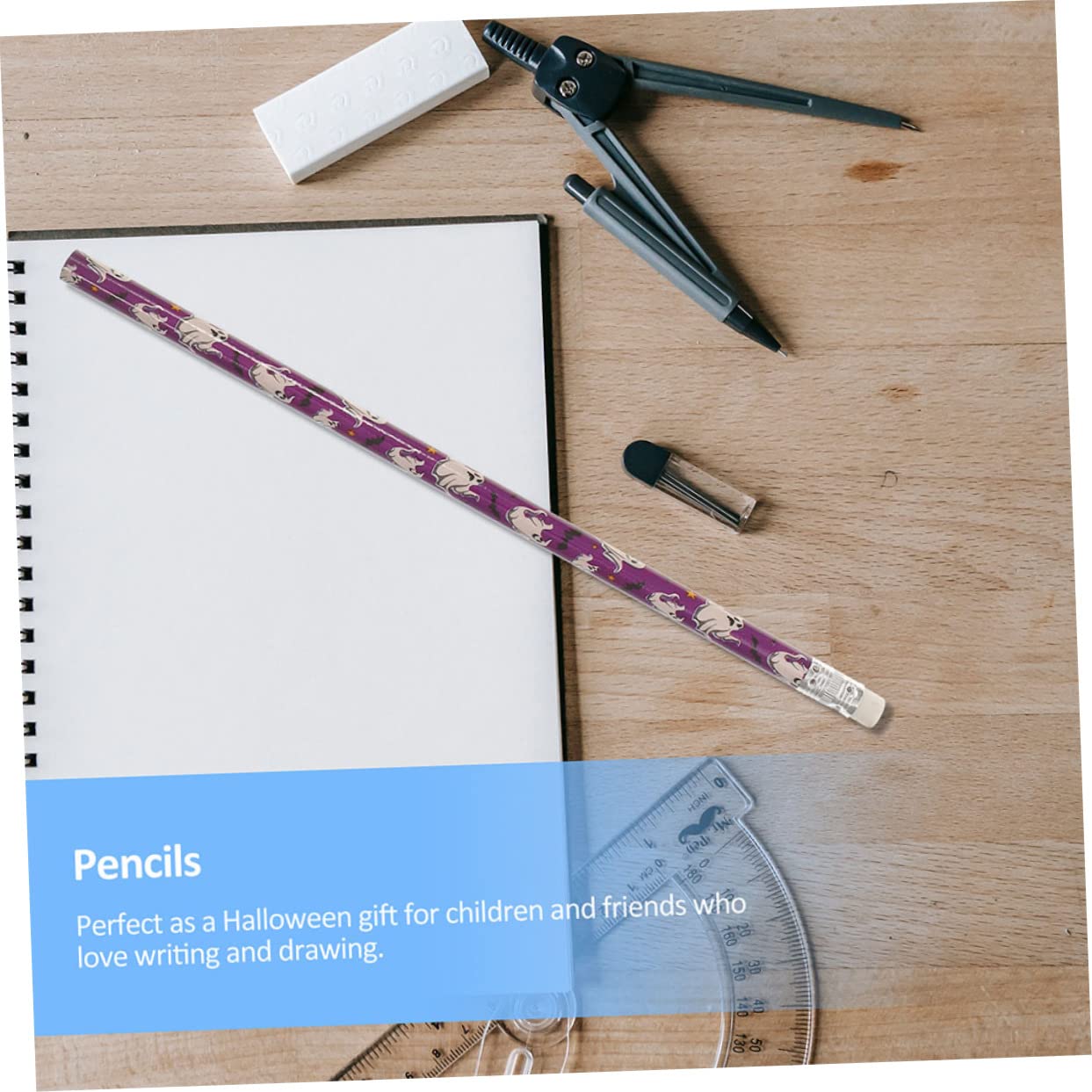 Housoutil 150 Pièces Lot de Crayons Colorés à Motifs Variés pour Garçon Fille Crayons Décriture avec Résistantes pour Élèves et Usage Scolaire
