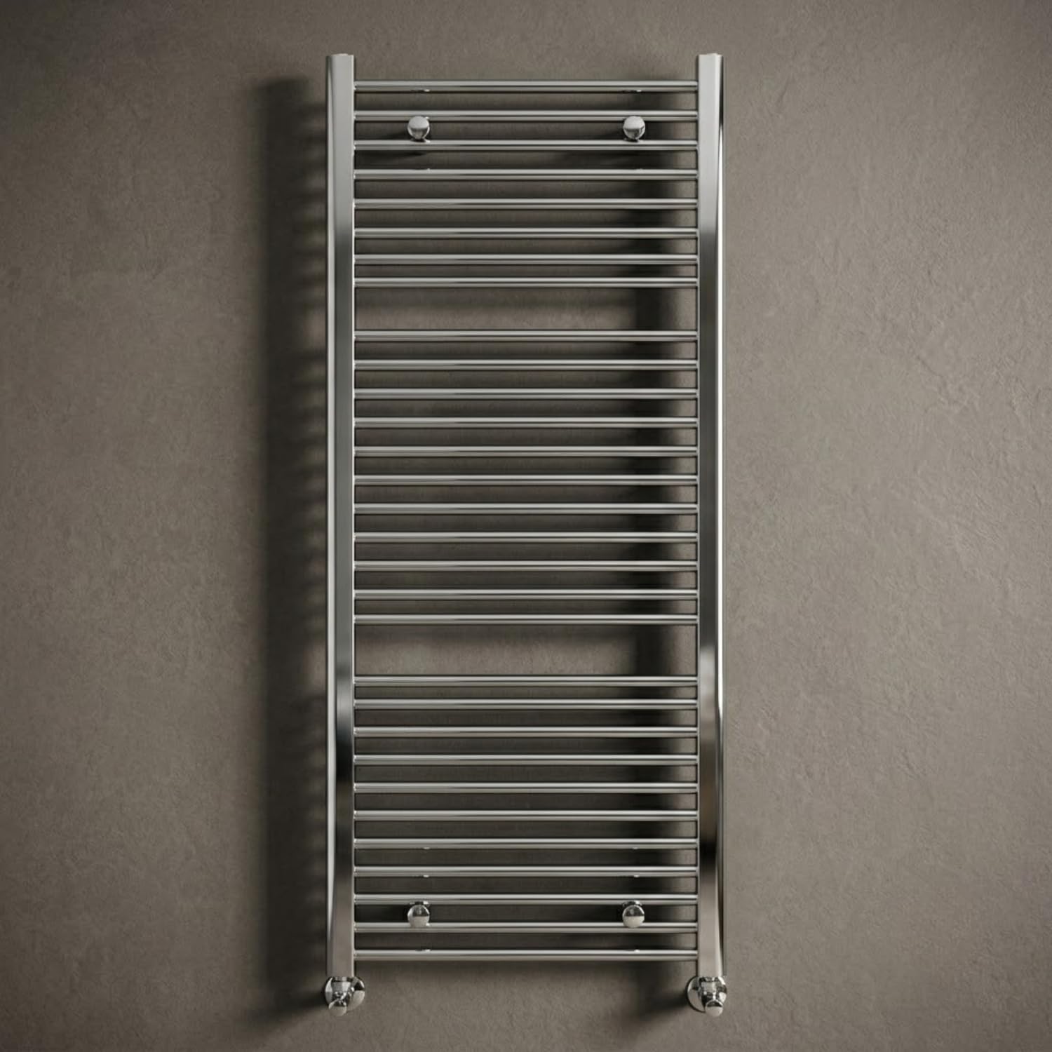 OGOMONDO Termoarredo Cromato Bagno Acciaio Calorifero Termosifone Misure: H1650xL600xI550 31 Tubi