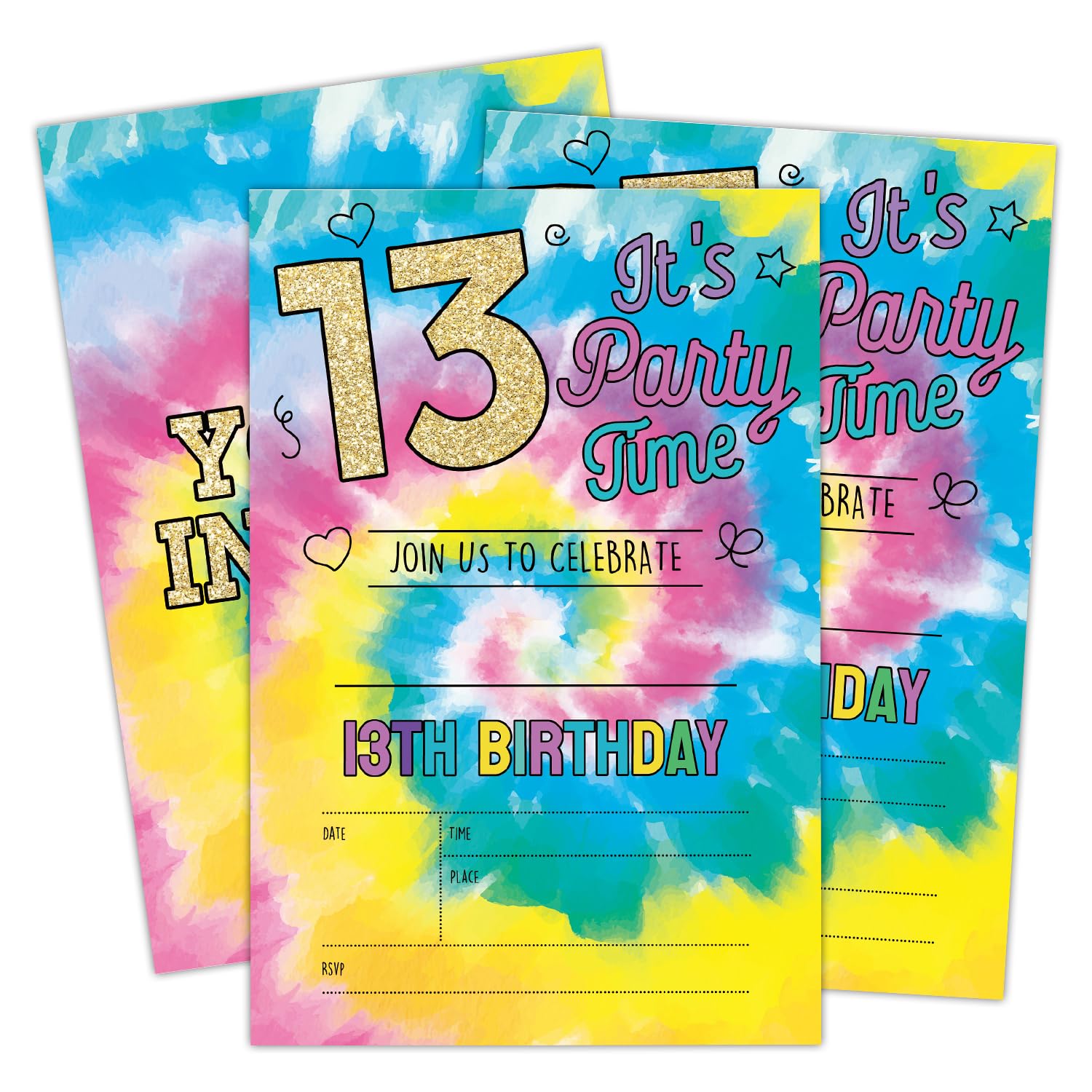 13 Invitations Printable Teens 13th Birthday Invitation Templates
