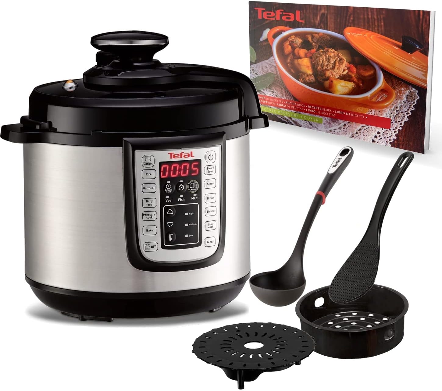 Tefal Multicooker Fast & Delicious Multicooker 1200 Watt, Electric
