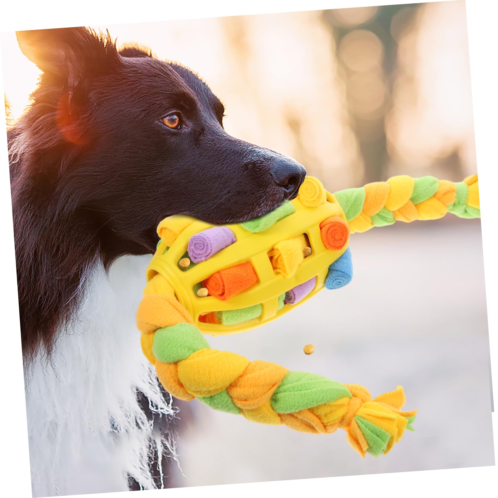 Yardwe 4pièces Interactive Snuffle pour Chiens Distributeur De Friandises Jouet Stimulant pour Chiens De Jouet Multifonctionnel