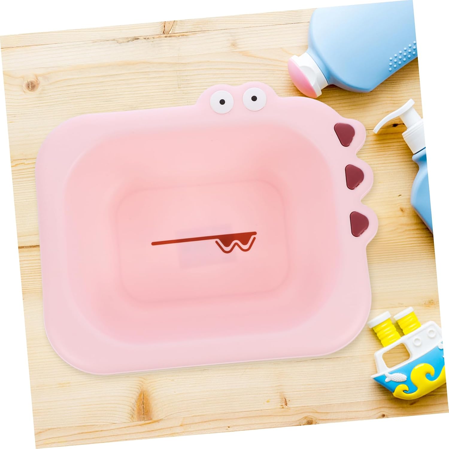 Born Essentials Washbasin Portable Boys and Girls Washing Tub for Newborns Basin Smooth Edges Suitable for Bathroom Bedroom