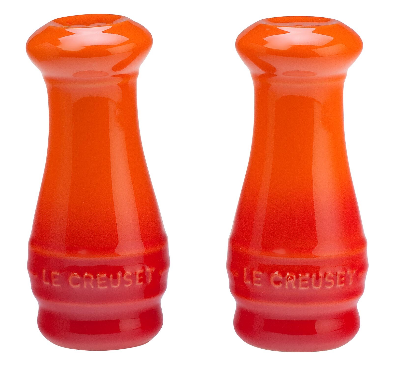 Le Creuset 91025054090000 Salt and Pepper Shaker Set Large Oven Red
