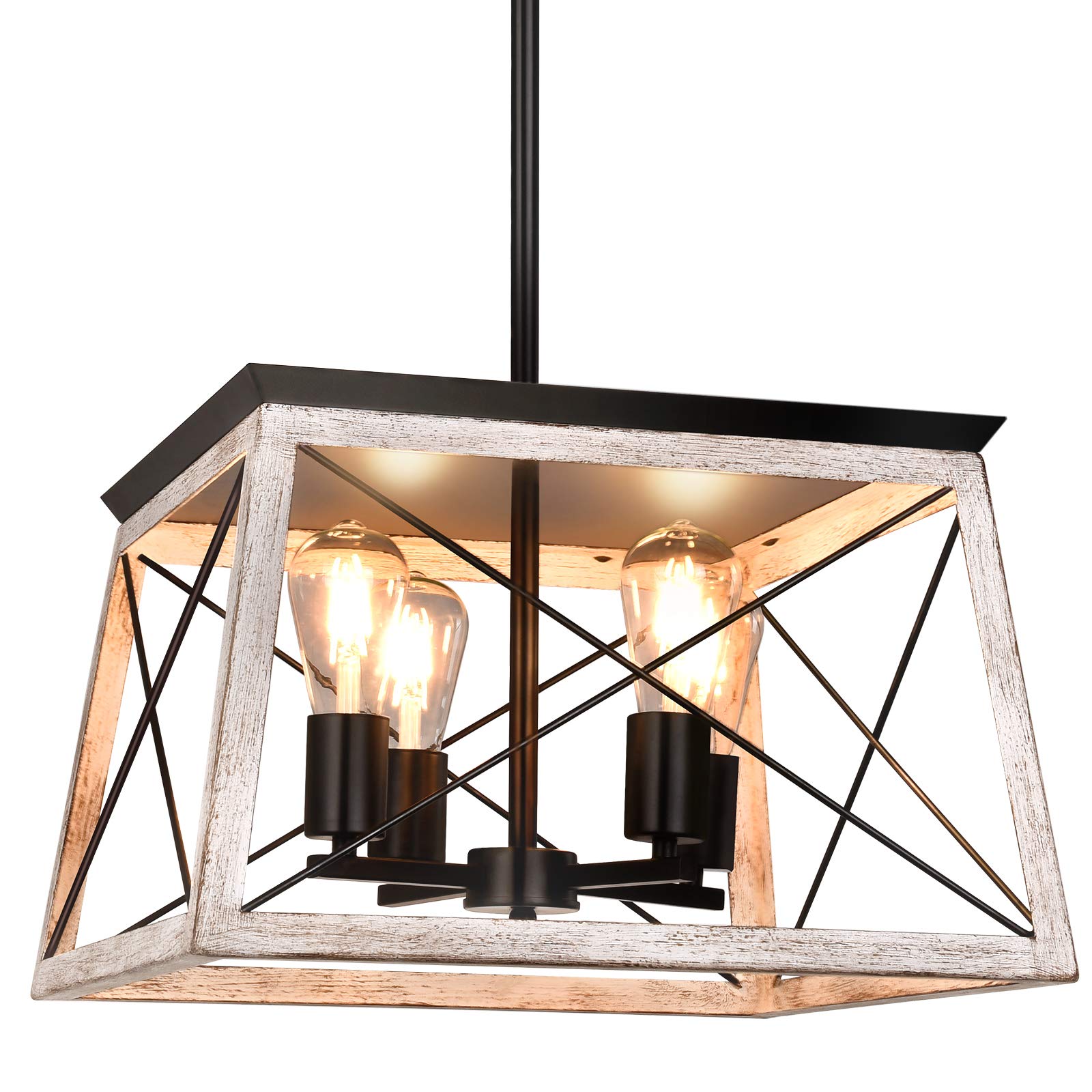 Buy Henveton Kitchen Island Lighting, 4Light Farmhouse Kitchen Island Light Fixtures,Metal
