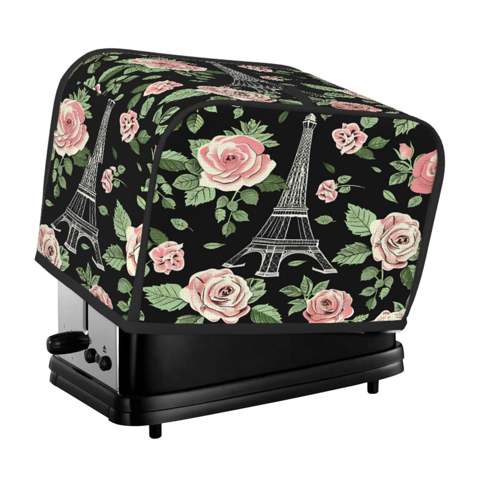 Retro Eiffel Tower Toaster Cover - Fits 2-Slice Toaster, Dustproof, Polyester, 11.4x7.9x7.5" - View #6