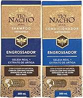 Kit Tío Nacho Shampoo 200ml Condicionador 200ml Engrossador Antiqueda