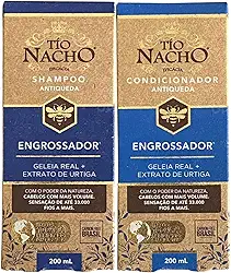 Kit Tío Nacho Shampoo 200ml Condicionador 200ml Engrossador Antiqueda
