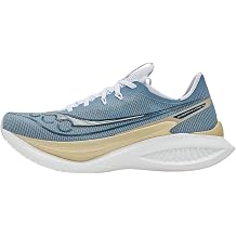 Saucony Women's Endorphin Pro 5 Sneaker, Storm/Gilded, 7