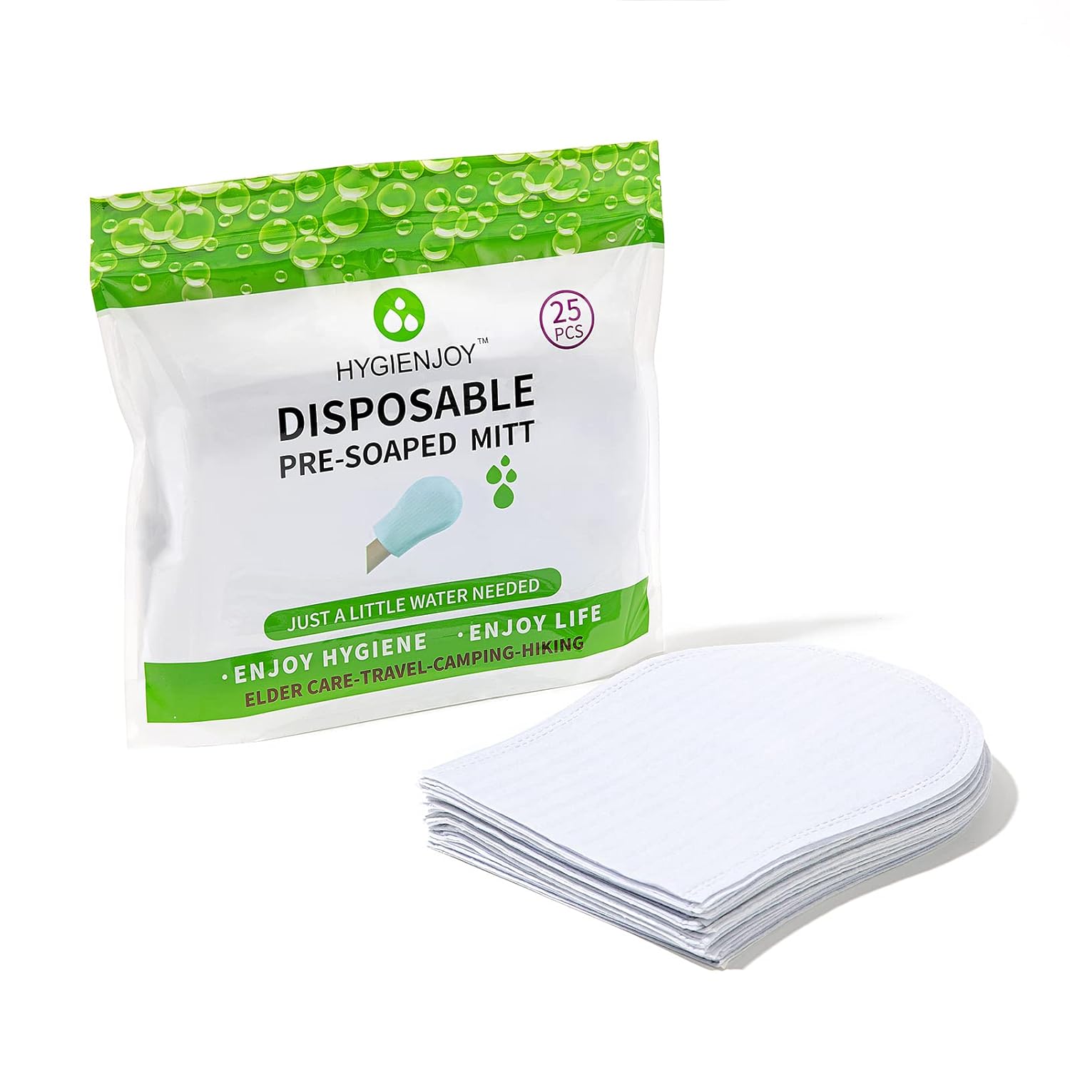Buy HYGIENJOYNo Rinse Body Wash Wipes25 countsDisposable Bath Wipes