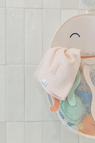 Miniatura 5 de Copper Pearl Oceana - Organizador de juguetes de baño con ventosas de malla extra grande para bañera, red de almacenamiento de juguetes de baño de