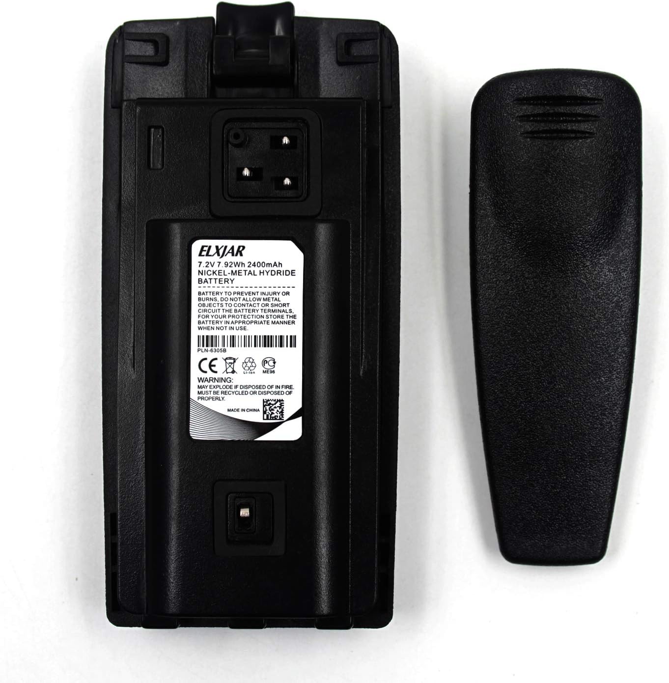 (2-Pack) 7.2V 2200mAh Ni-MH Replacement Two-Way Radio Battery for Motorola Radios CP110 CP1180 RDU2020 RDU4160 RDU4160 RDV2080D RDV5100 RLN6305B RLN6308B RLN6351B RDV2020 RDV5100+ Belt Clip : Electronics