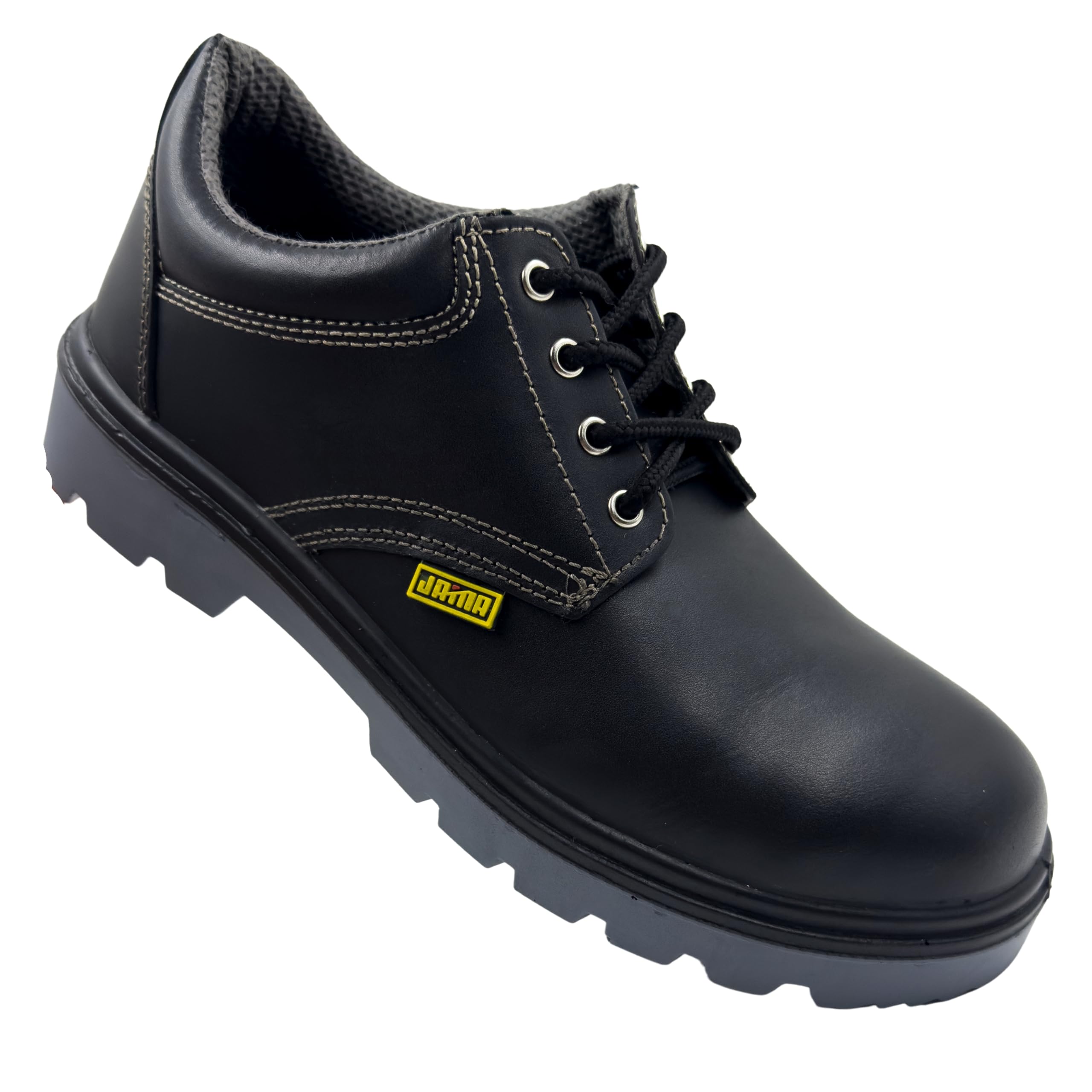 Jama Safety Shoe For Men JS115 | Professional Look, Slip Resistant, Smooth Leather Shoe, Oil, Water & Acid Resistant, 200J Steel Toe | Size 08 UK/INDIA-image-33
