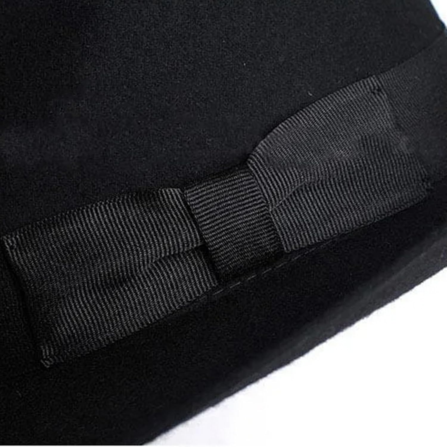 Impersonator Michael Classic Black Men's Wool Felt Godfather Gangster Mobster Gentleman Fedora Hat Glove - Image 5