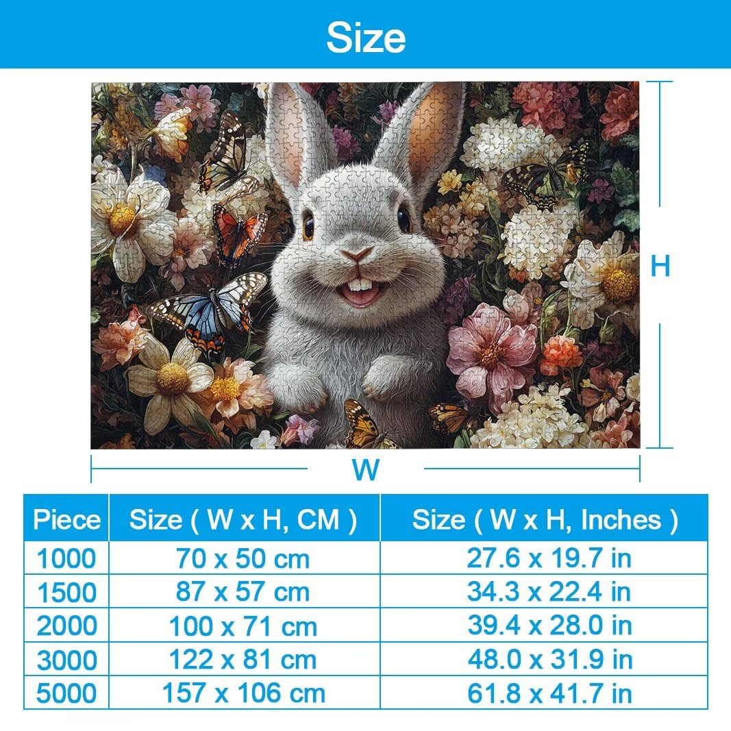 Puzzle Królik Puzzle 5000 Sztuk Dla Dorosłych Prezent Kobiety/Mężczyzna
