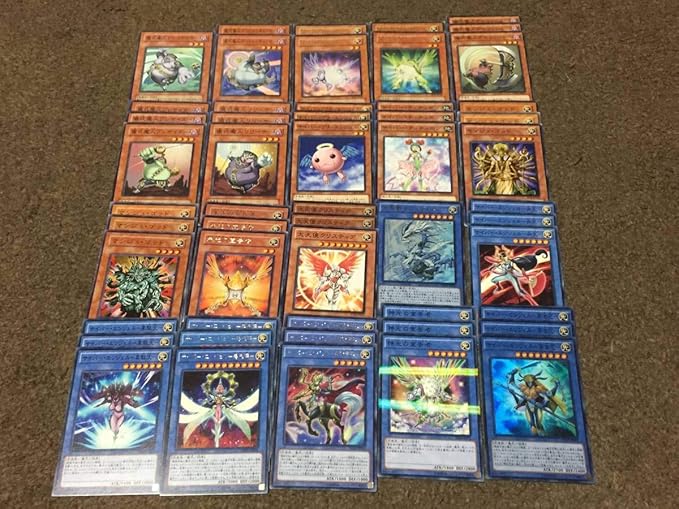 Amazon 遊戯王 サイバー エンジェル デッキパーツ 計76枚 プレイ用 荼吉尼 美朱濡 リリーサー 大天使クリスティア 303 おもちゃ おもちゃ