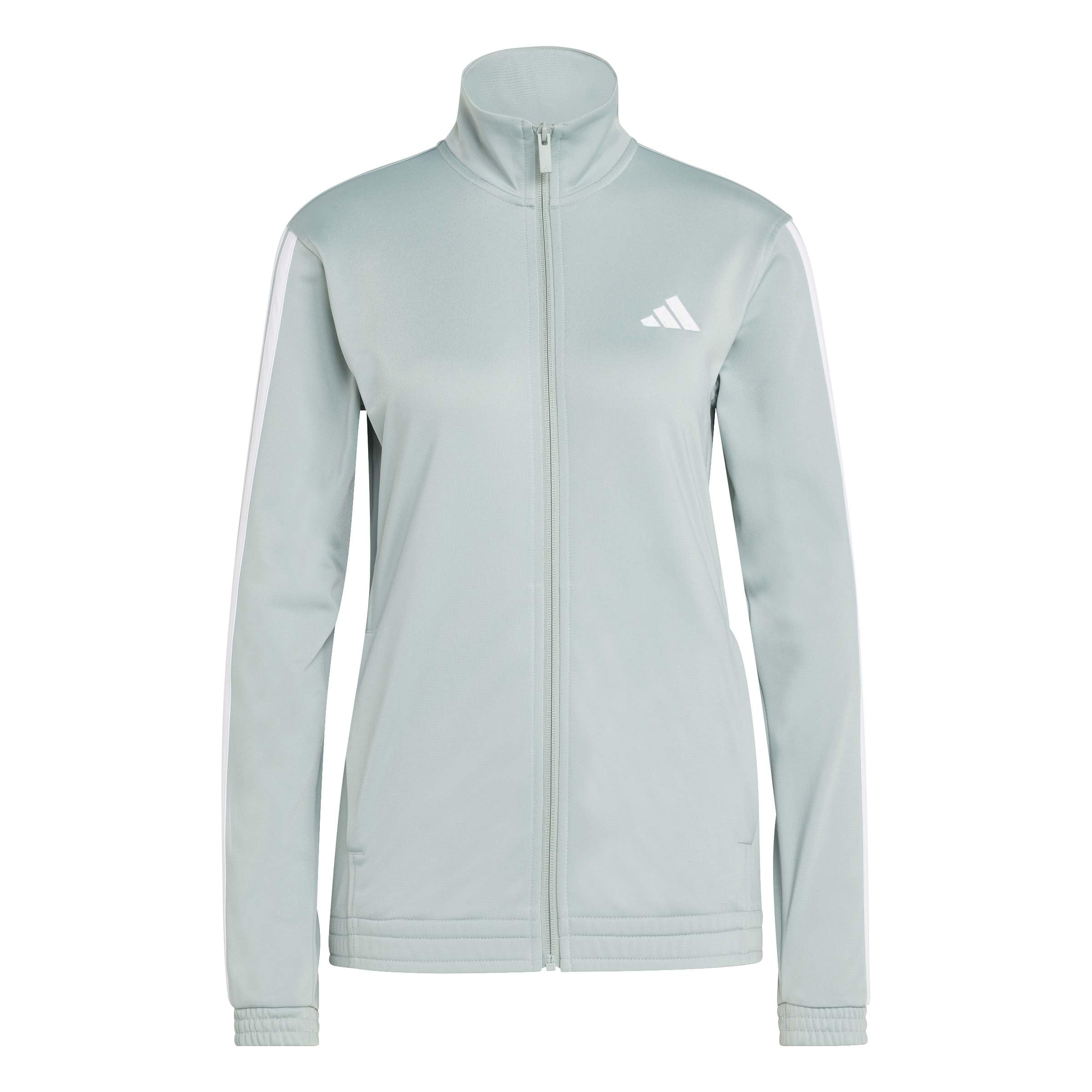 adidas Women's TRICOT 3-STRIPES TRACKTOP, Wonder Sage, XS