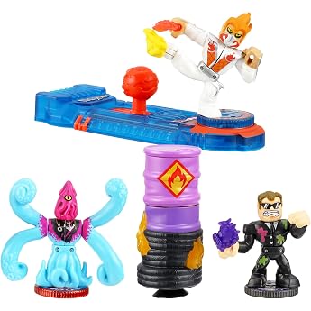 akedo legends of powerstorm official rules starter pack legendary kick attack 3 mini battling warriors with training practice piece and exclusive joystick controller