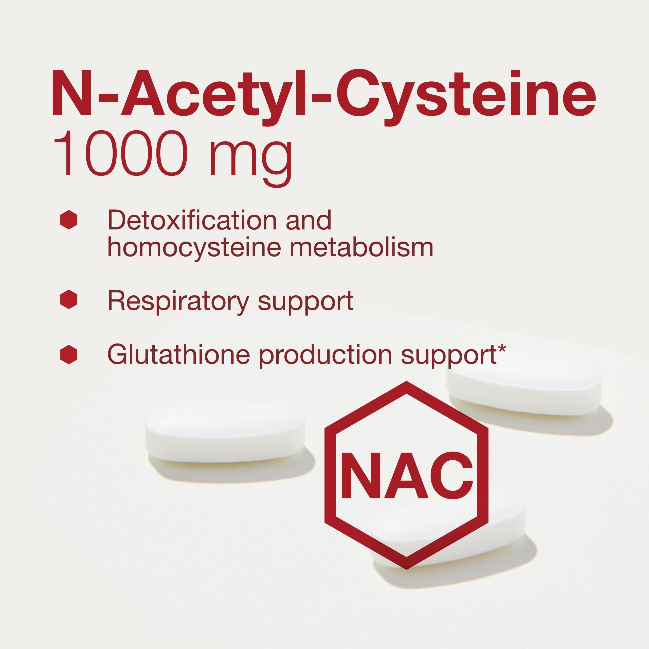 PROTOCOL FOR LIFE BALANCE NAC 1000 mg, Respiratory*, 120 Tabs — Amazon image 4