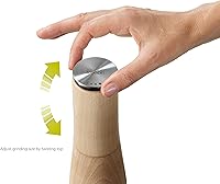 Vista 2 de Joseph Joseph 20190 Milltop Madera Molinillo de Pimienta de Cocina Sin Derrame, Madera