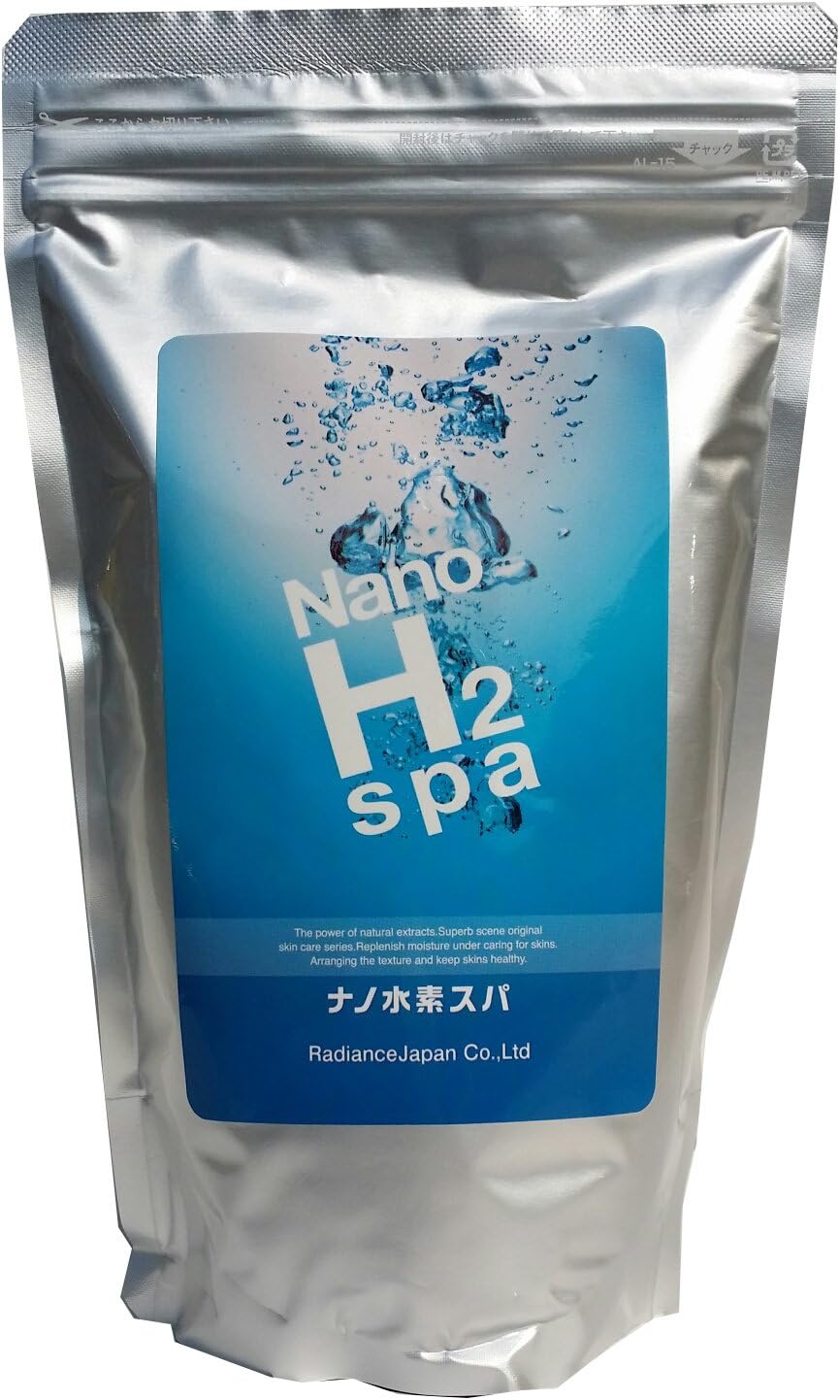 Japan Health and Personal Care - Nano H2 Spa (1kg Oversized Pack) About 20 Times Hydrogen Bathing Agent 1.2PPM (Ltd.) Radiance Product Nano Hydrogen spa Bath Cosmetics *AF27*