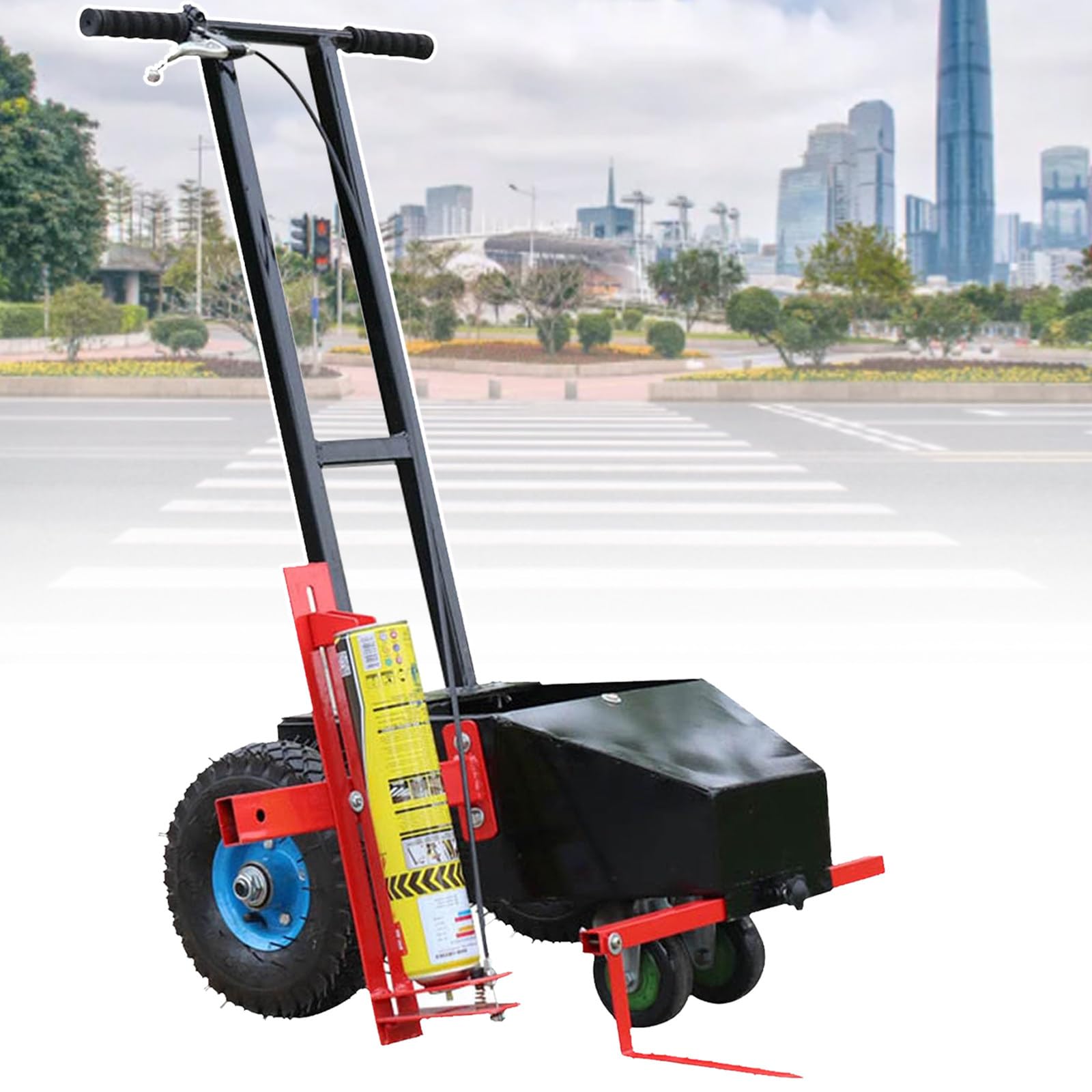 asdchZen Line Marking Machine, Wheel Transfer Applicator For Parking Lots, Roads, Schools, Factories