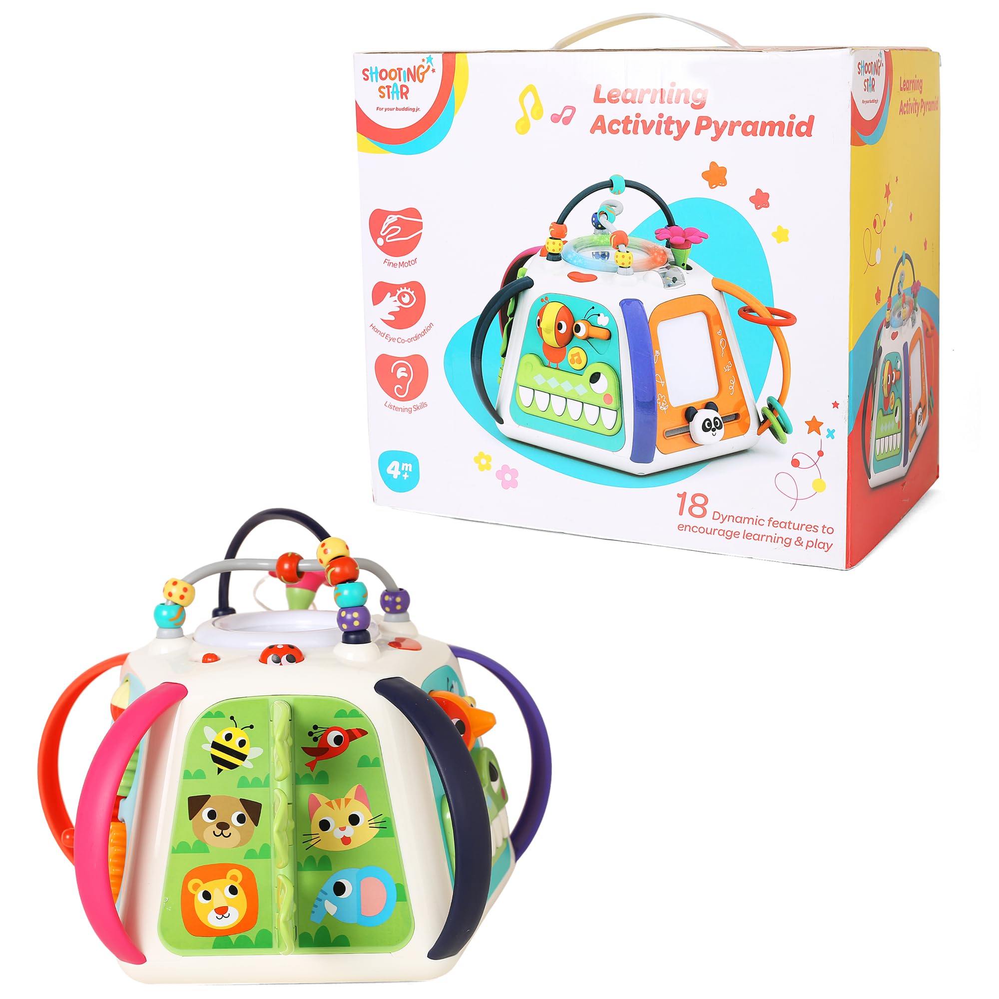 Shooting Star Learning Activity Pyramid with 18 Dynamic Features, 4M+, Multicolour-picture-10