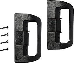 TonGass (2-Pack RV Refrigerator Fridge Upper and Lower Door Handles (Black) Compatible with Dometic Fridge Upper and Lower Door DM2652 DM2852 DM2862 DM2662 and DM2663