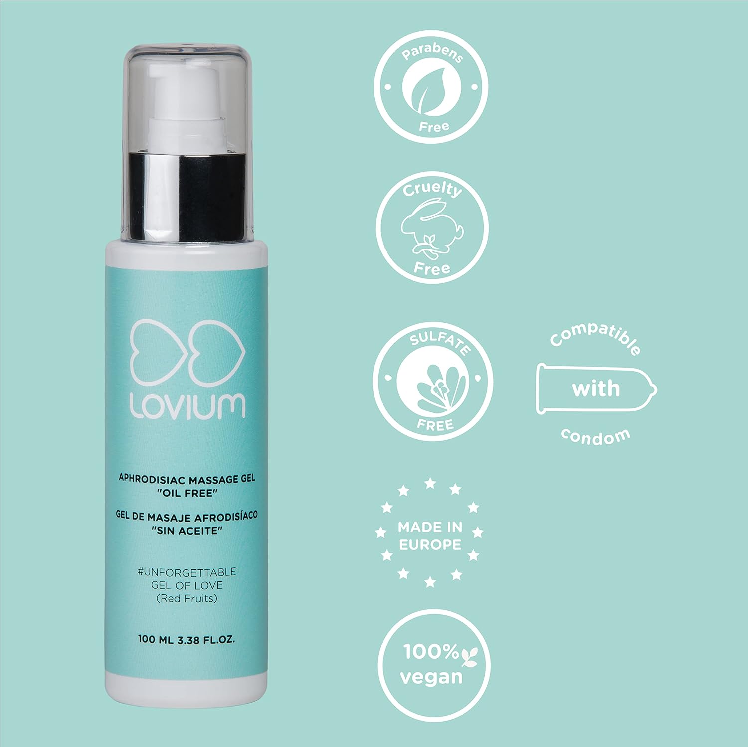 Gel afrodisiaco Lovium por 24,99€