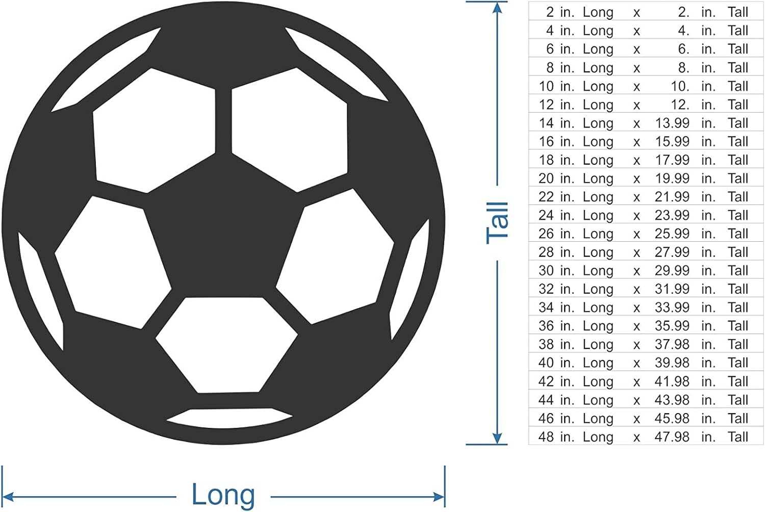 Soccer Cutout Silhouette- Cutout, Sports Decor, Soccer Ball, Soccer Decor, Home Decor, Unfinished Ready to Paint
