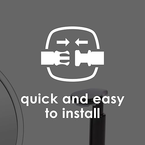 Miniatura 13 de Diono Espejo de coche para bebé, paquete de 4, espejo de seguridad para bebé orientado hacia atrás, ajustable con amplia visión cristalina