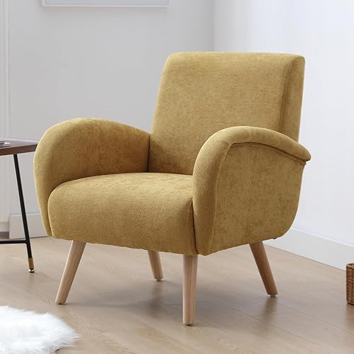 Fauteuil contemporain rev&ecirc;tement tissu chenille