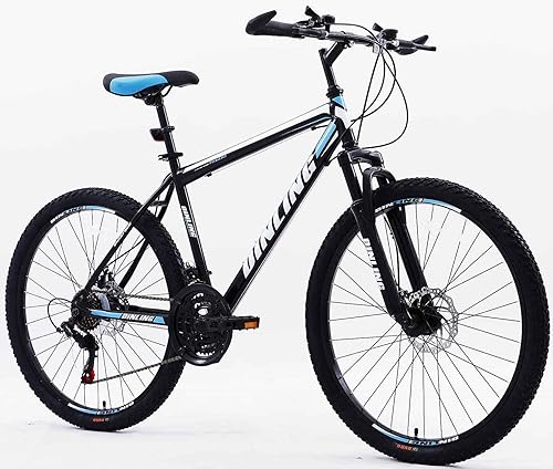 Bicicleta de montaña de 26 pulgadas bicicletas de montaña de 21 velocidades Comfort MTB con suspensión delantera y frenos de disco bicicleta de