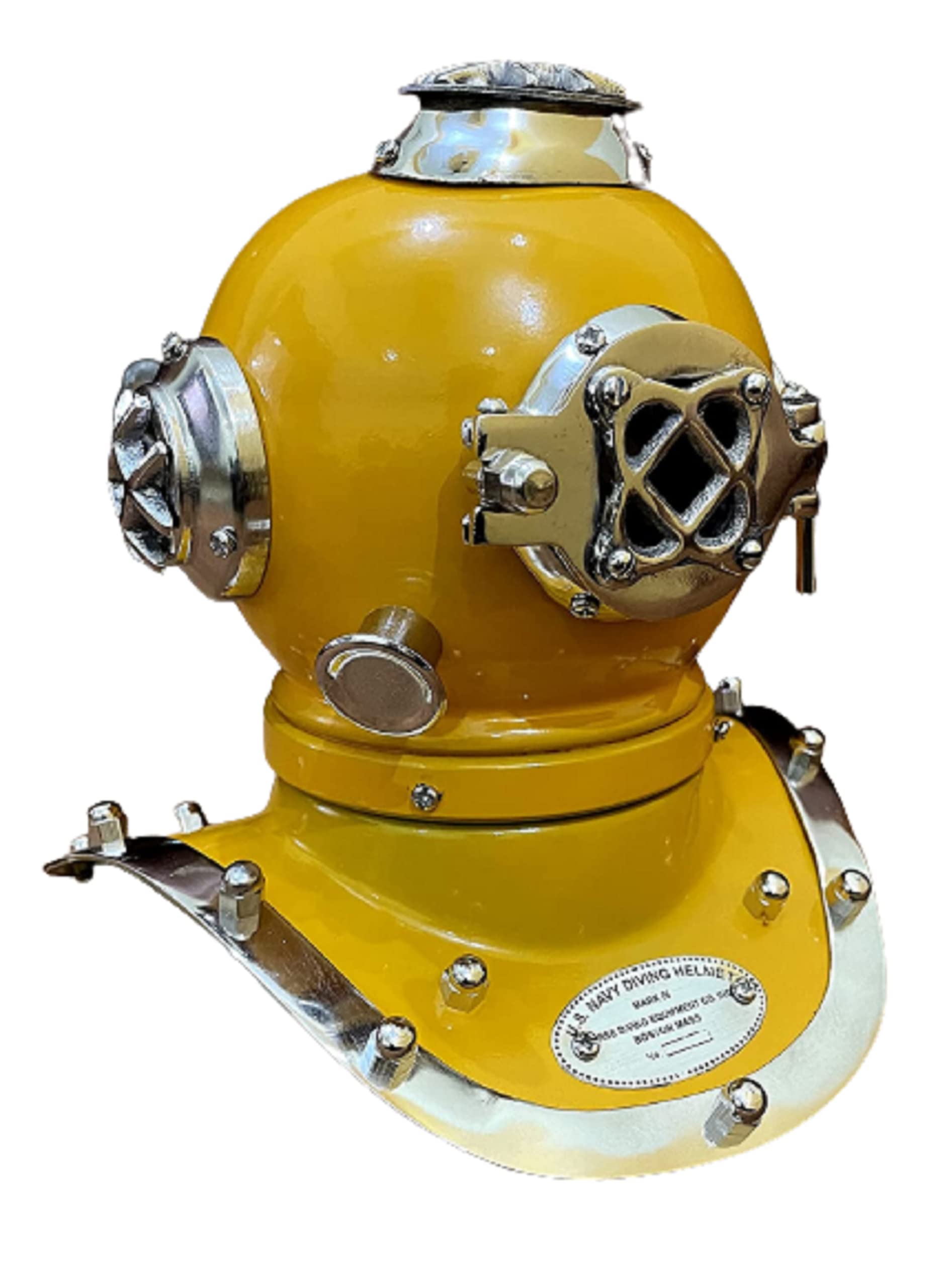 Náutico Mini Casco de Buceo Marino US Marina V Mark Casco de Buceo Antiguo Casco de Buceo Vintage Casco de Buceo Pequeño Casco de Buceo