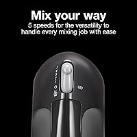 Vista 2 de Batidora de mano 62507 de Proctor Silex con 5 velocidades, color negro, Negro