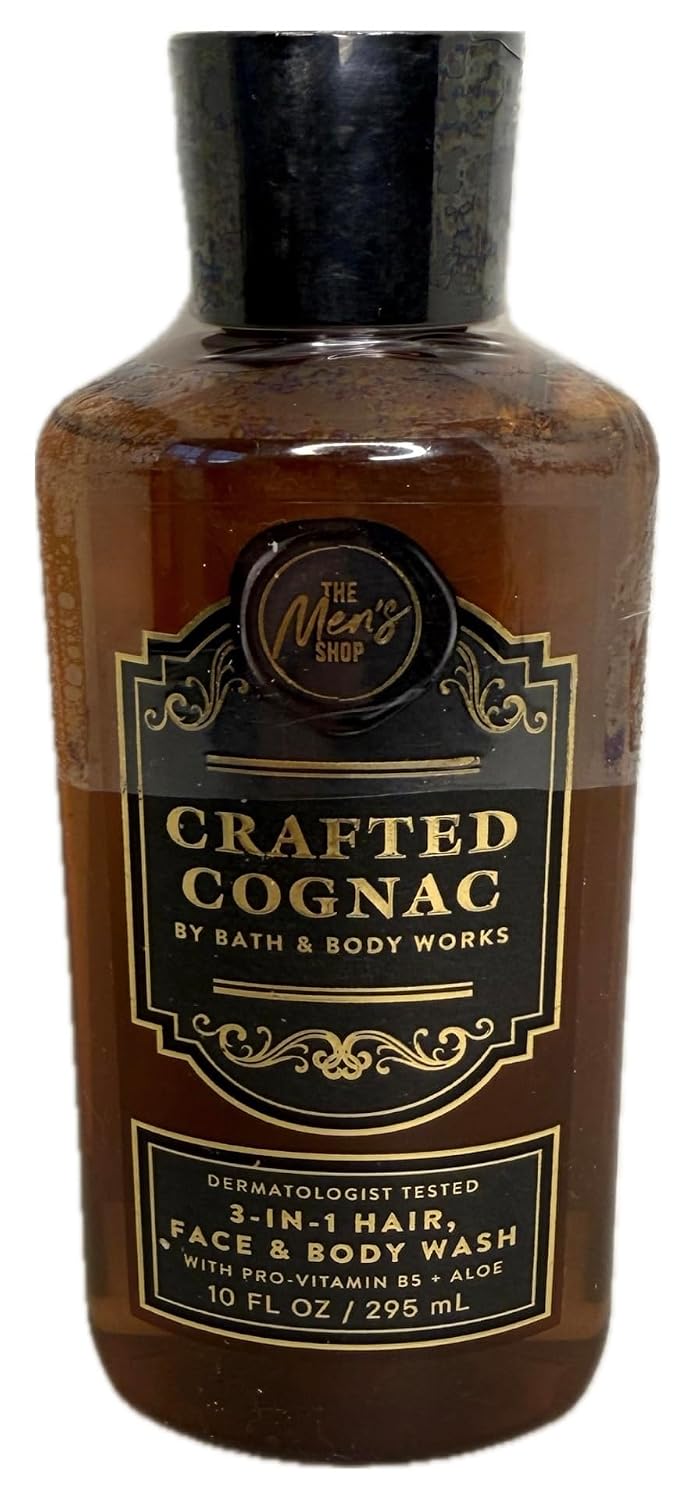 Bath & Body Works Crafted Cognac 3-in-1 Body Wash, Hair & Face