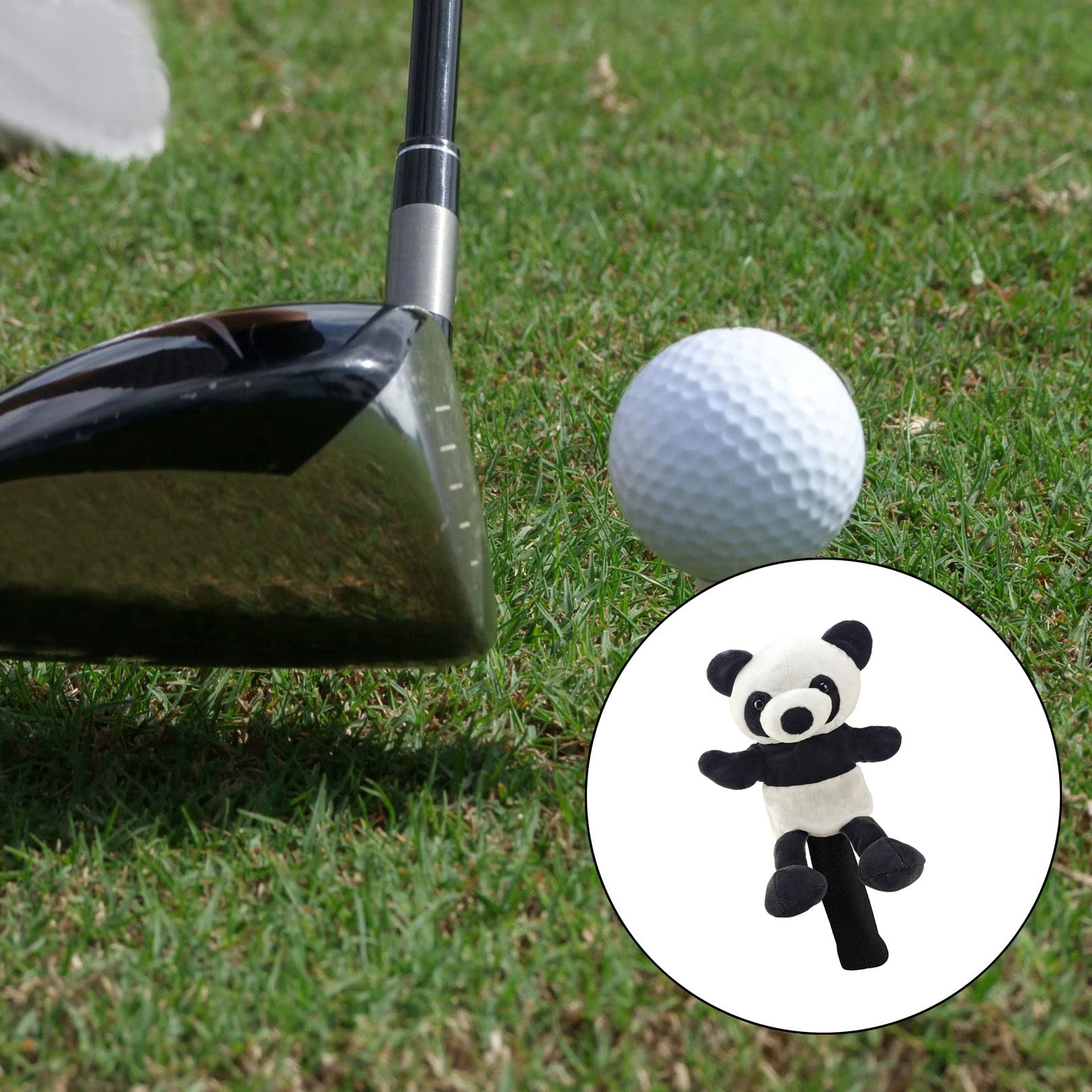 Colcolo Golf Club Headcover Animal Wood Driver Head Cover Replacement Sleeve Funny for Golf Bag Accessories Outdoor Sports Women Men Golfer - Image 2